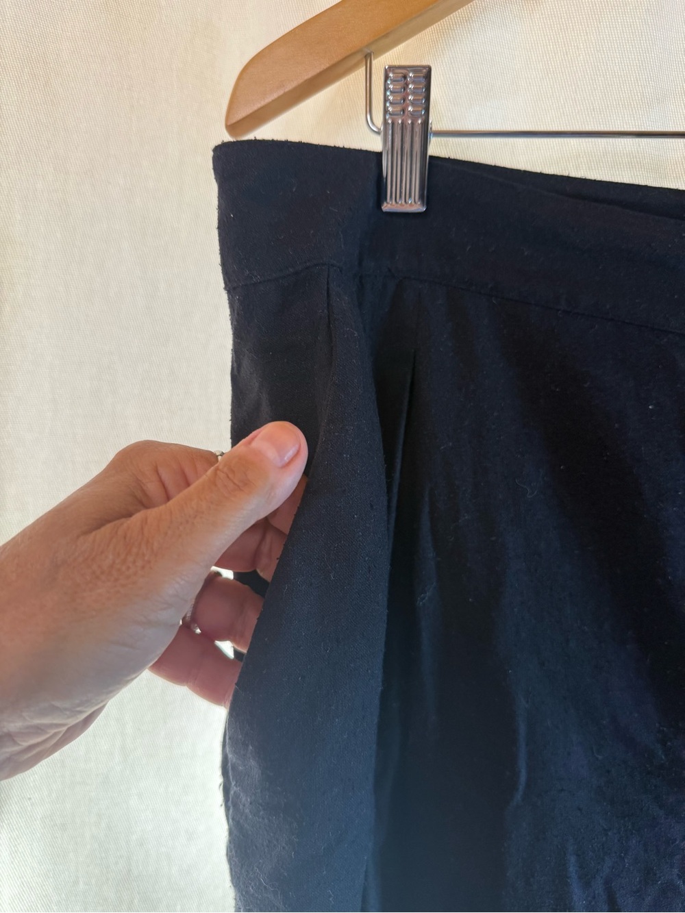 Jenni Kayne 100% Silk Wide-Leg High Waist Trousers - Picture 9 of 12